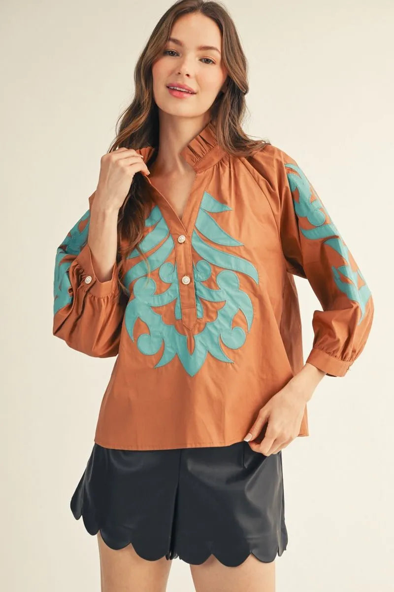 Toffee Oasis Top