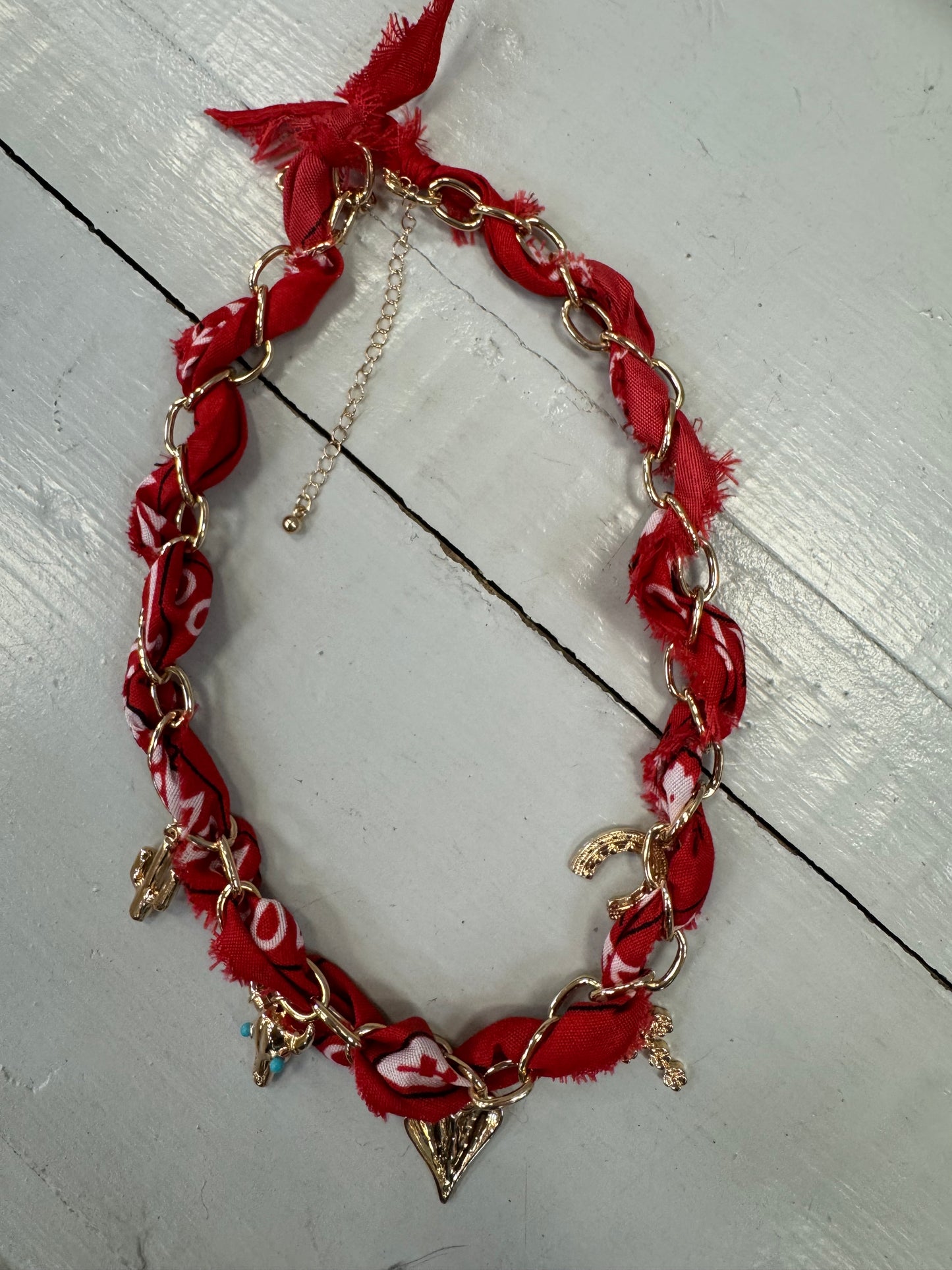 Scarf Charm necklace