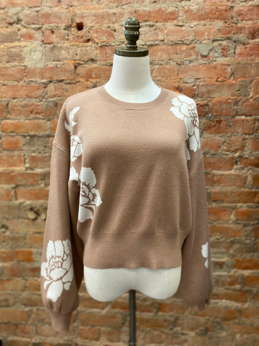 Warm Peony Sweater