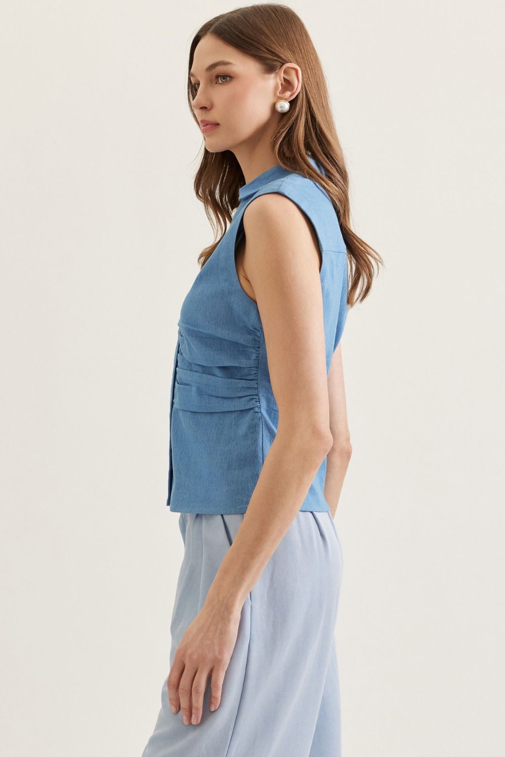 Retro Denim Top