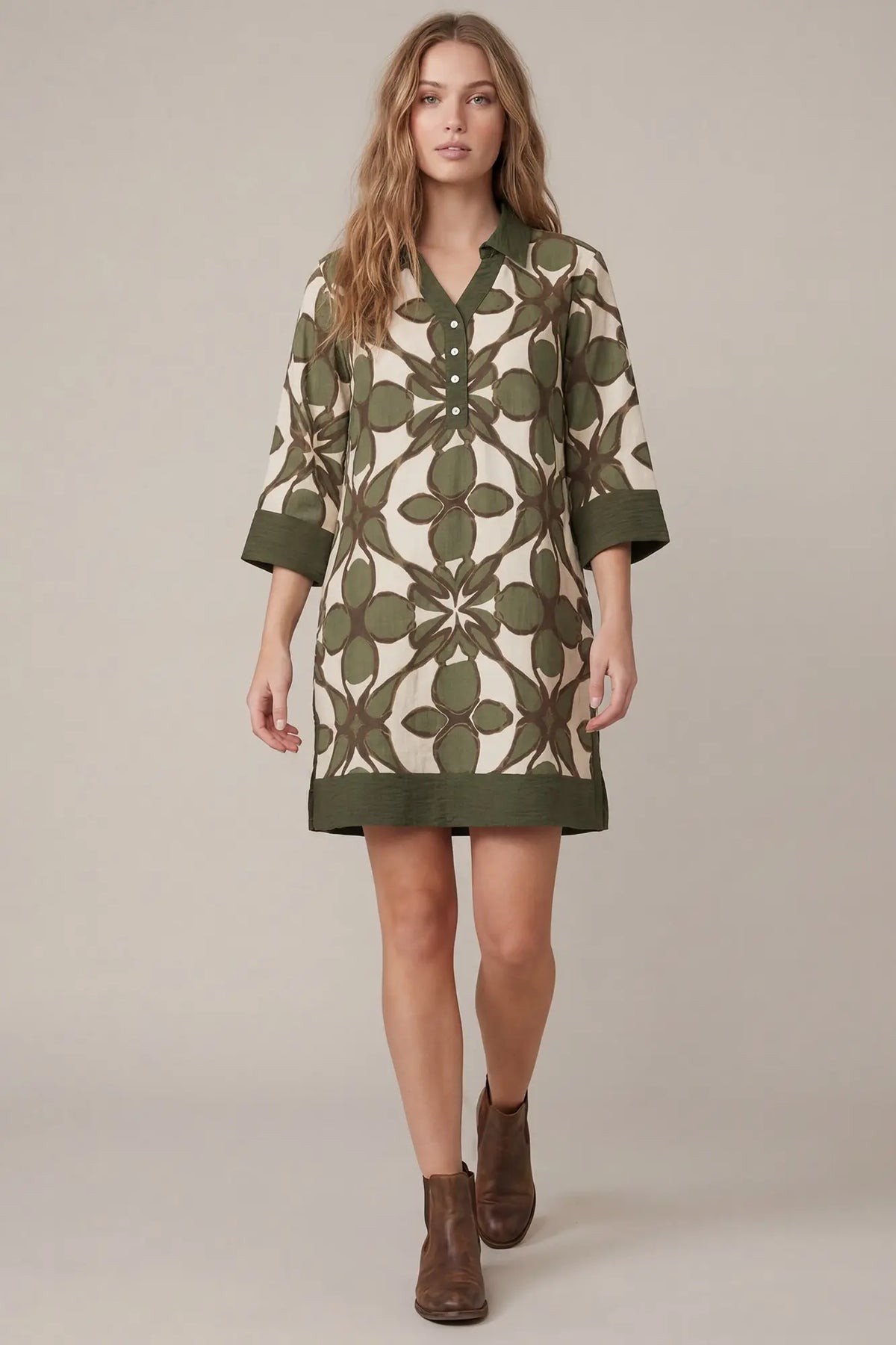 Earthbound Floral Dress