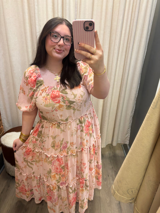 Blush Blooms Maxi