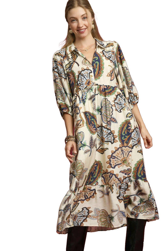 Somewhere Out There Midi Dress