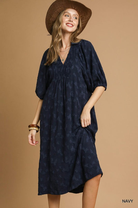 Think It Through Midi Dress