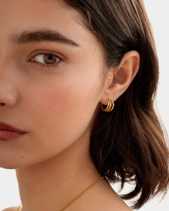 Laia Illusion Hoop Earrings
