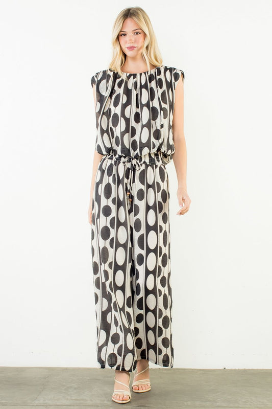 Circles in Motion Top and Pant Set